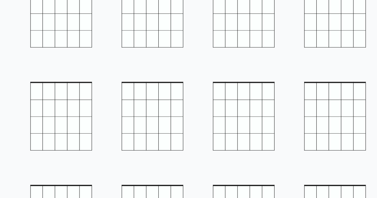 Empty Chord Diagram Chart